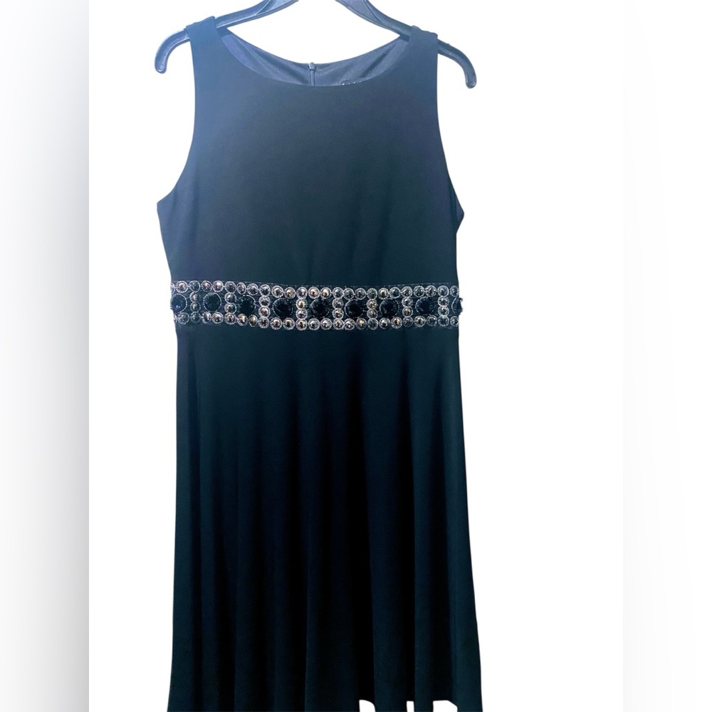Tiana B. Classic Black Mini Dress
